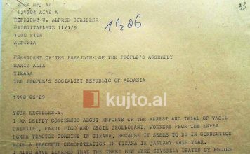 Demonstrata e 28 janarit 1990/Ndërkombëtarët: Lironi të burgosurit